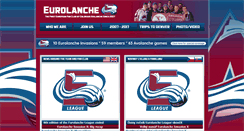 Desktop Screenshot of eurolanche.com
