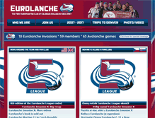 Tablet Screenshot of eurolanche.com